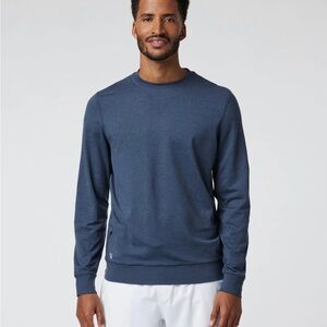 NWT- Vuori Ponto Performance Crew- Azure Heather- Medium